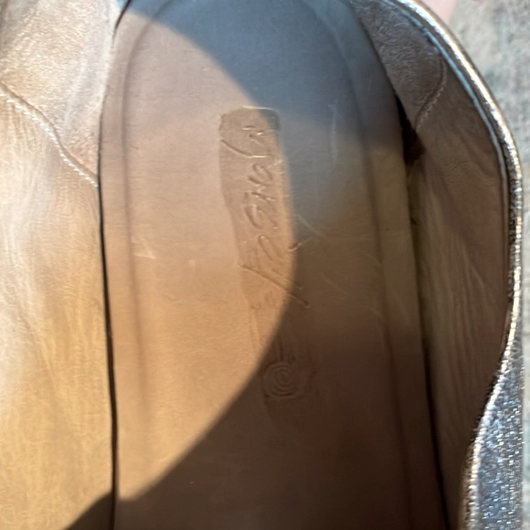 EUC Marsell Leather Distressed Laceless Metallic Oxfords, /40.5 EU, 10.5 US/ - Picture 8 of 8